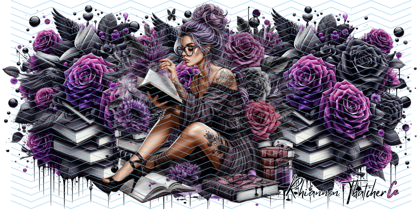 PURPLE BOOK GIRL - PRE ORDER ONLY