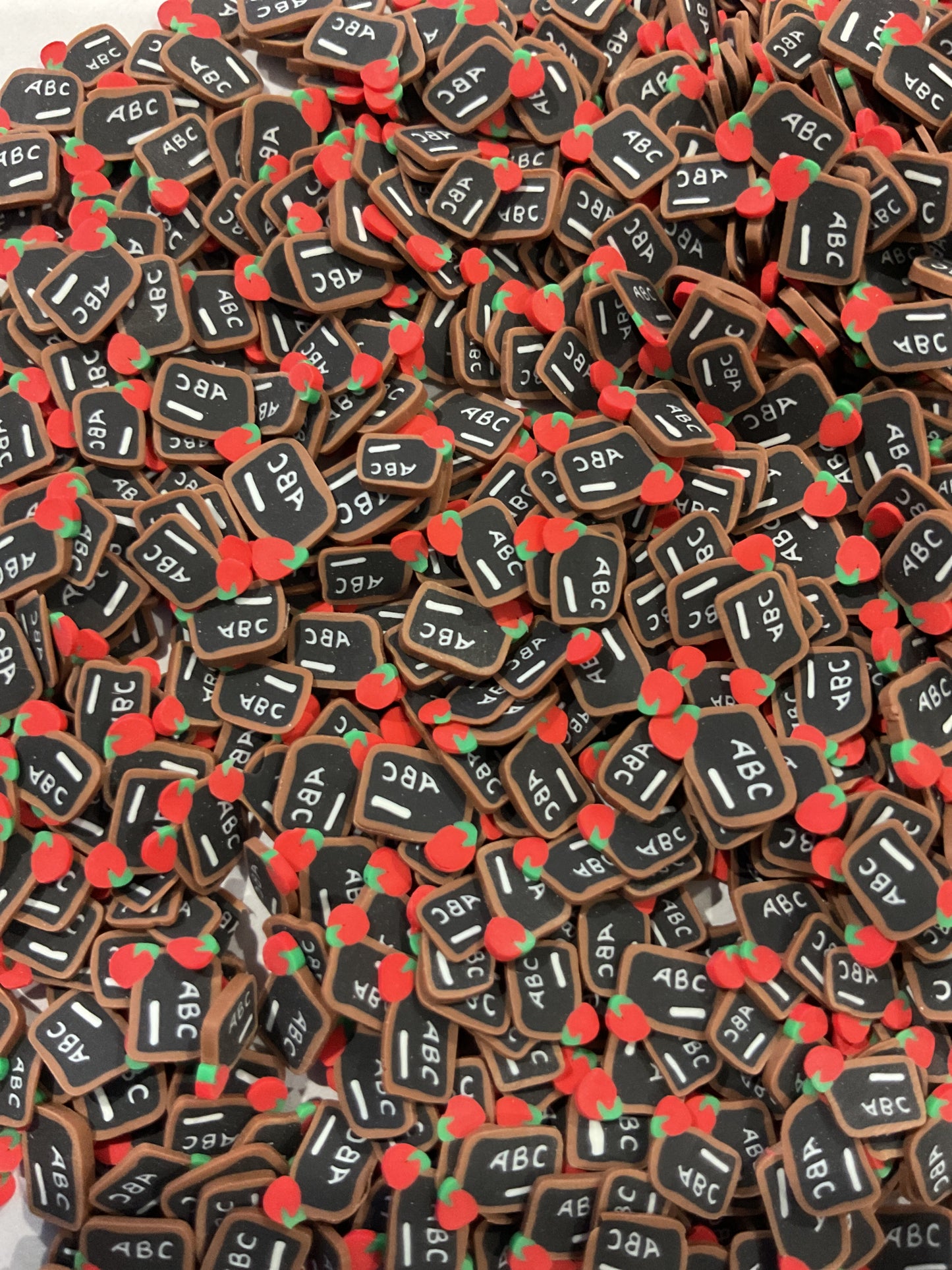Chalk Board Clay Pieces