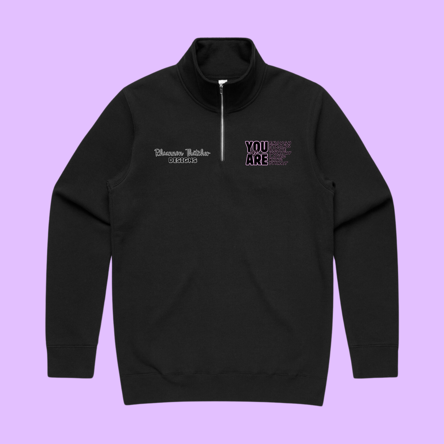 Stencil Half Zip Crew ( PREORDER) 5125