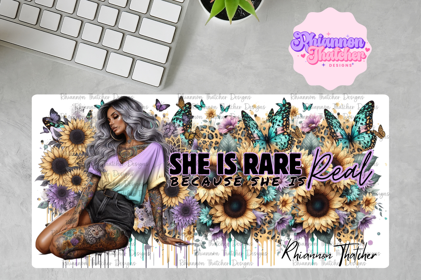 Pastel She is Rare Coz She is Real- PRE ORDER ONLY