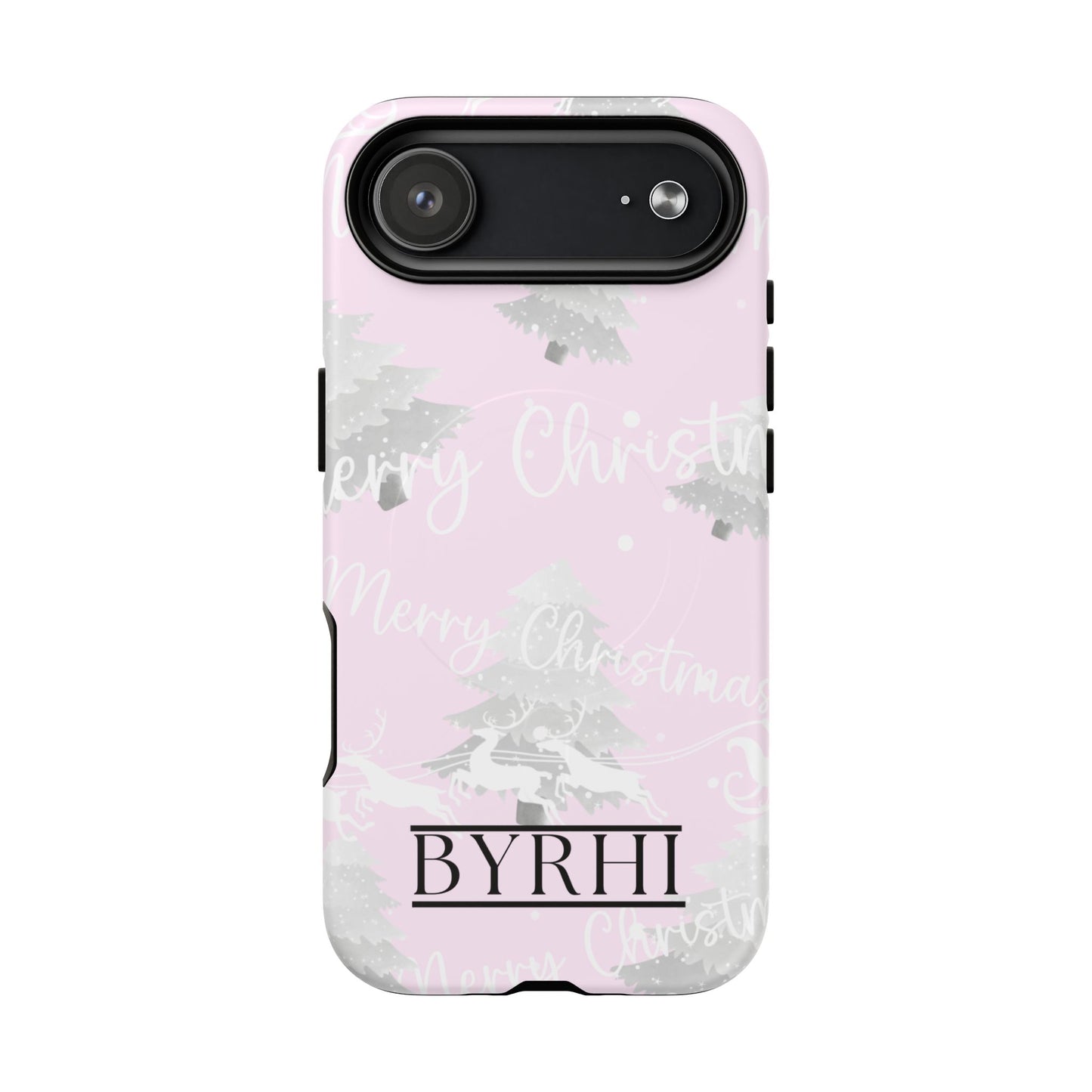 Merry Christmas Pink Tough Phone Case | Stylish & Durable Protection