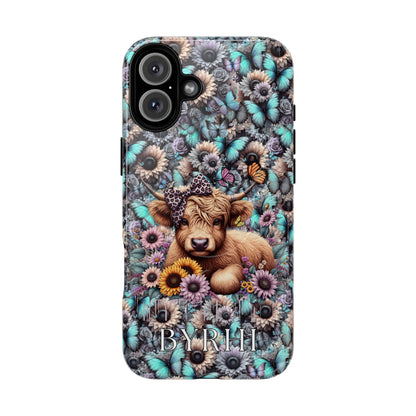 Highland Cow Tough Phone Case | Stylish & Durable Protection