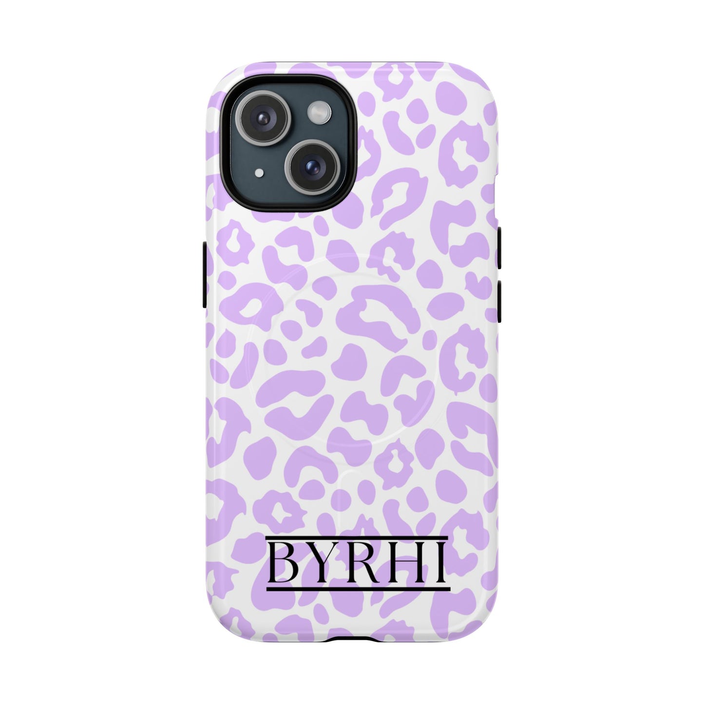 Purple Leopard Tough Phone Case | Stylish & Durable Protection