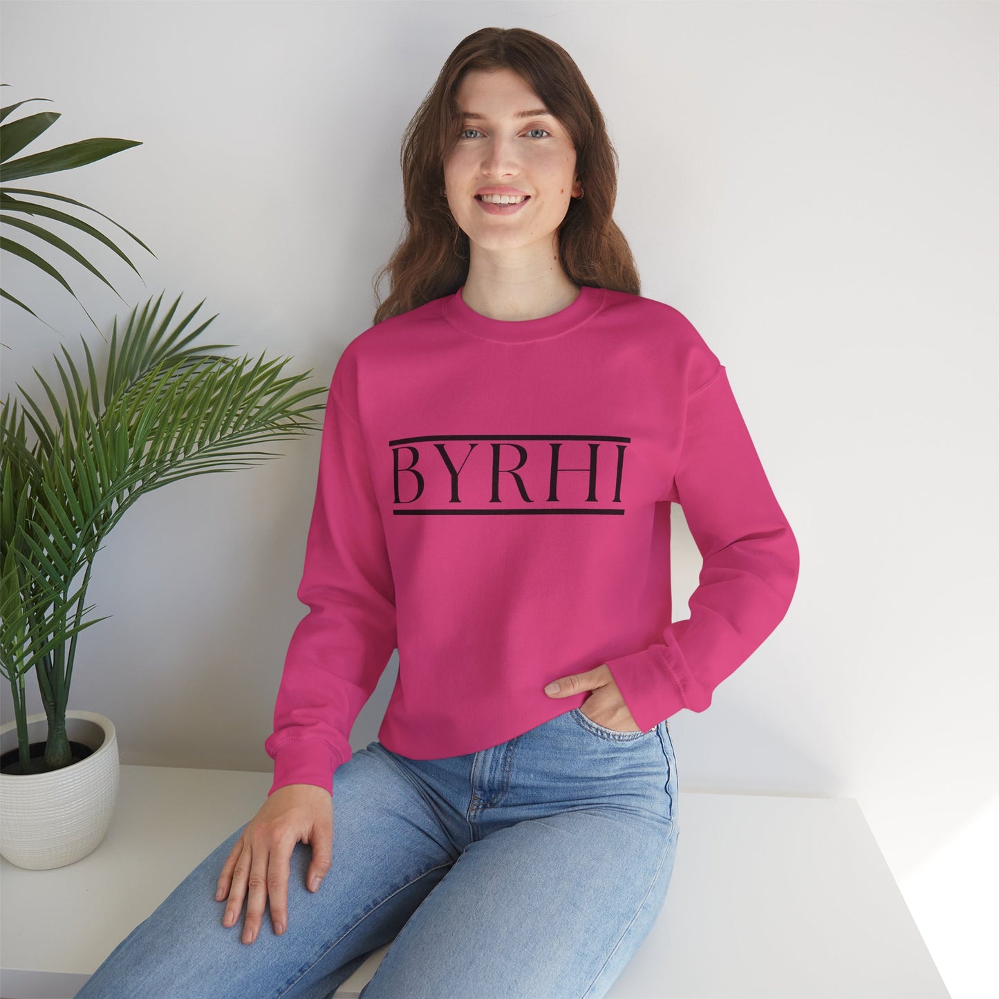 Customized Unisex Crewneck Sweatshirt with BYRHI Design