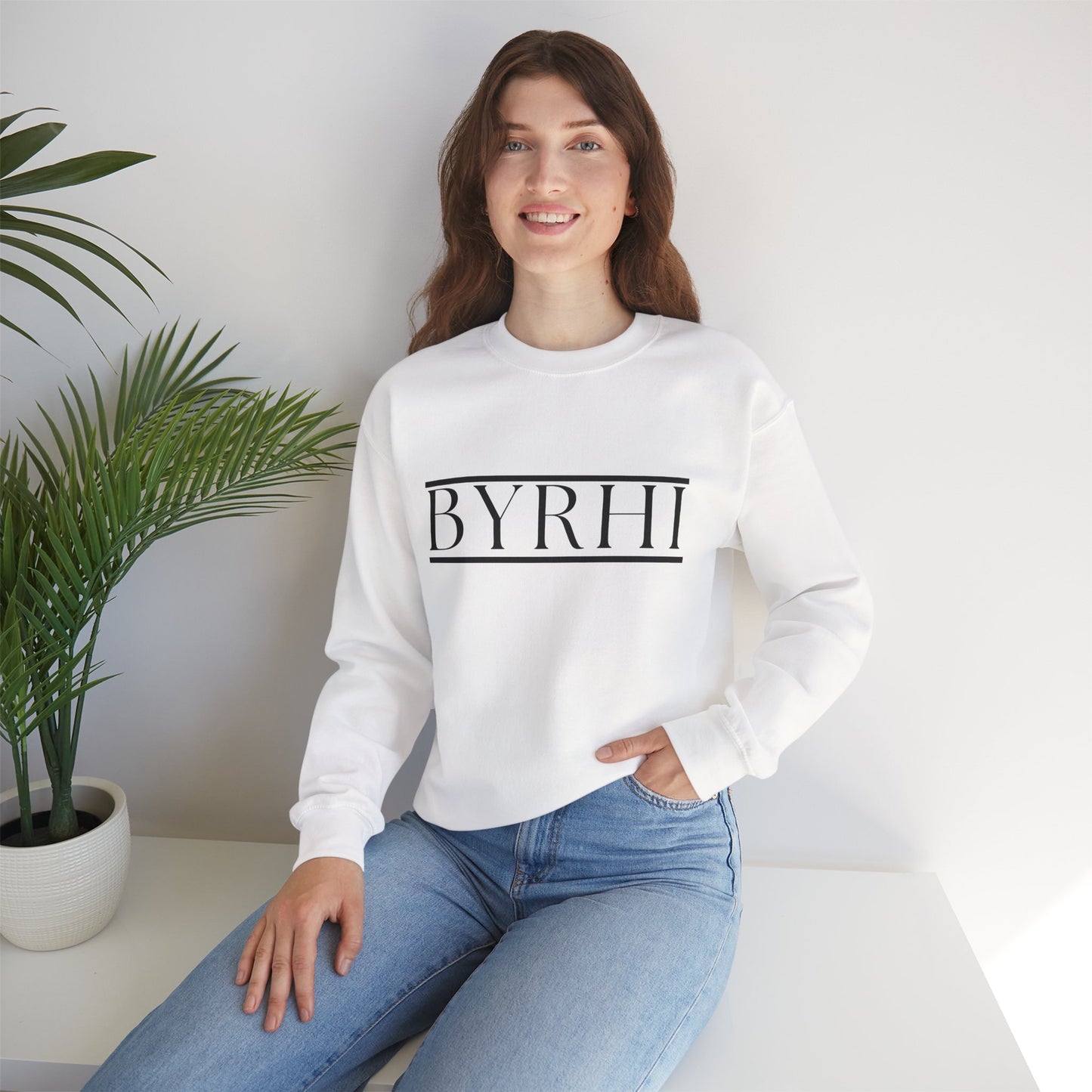 Customized Unisex Crewneck Sweatshirt with BYRHI Design