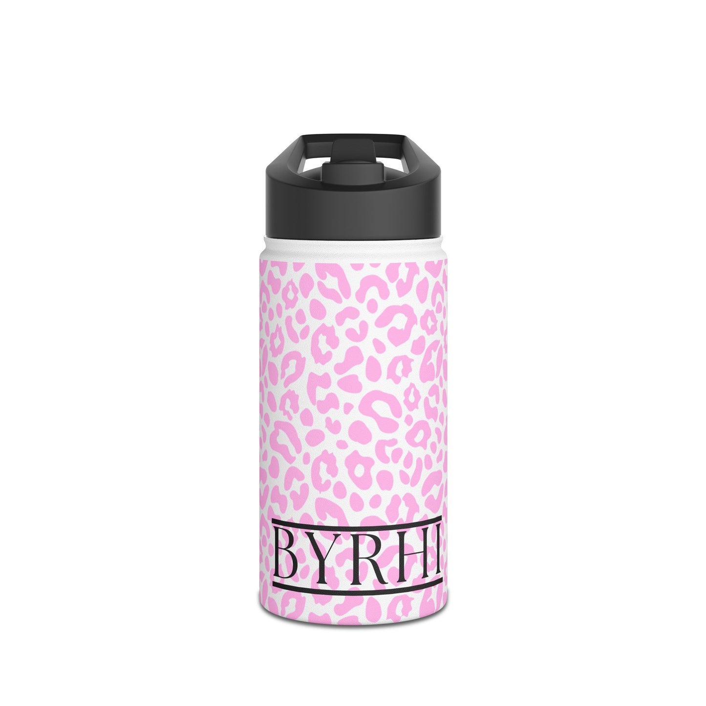 Pink Leopard Print | Stainless Steel Water Bottle