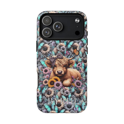 Highland Cow Tough Phone Case | Stylish & Durable Protection