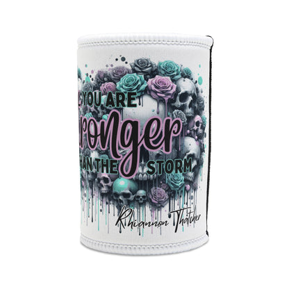 Stronger Than The Storm Stubby Cooler - Stylish Drink Insulator