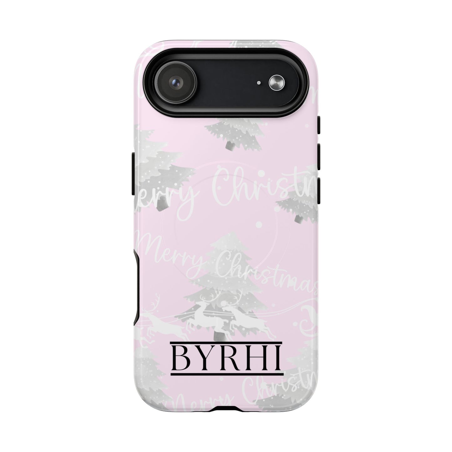 Merry Christmas Pink Tough Phone Case | Stylish & Durable Protection