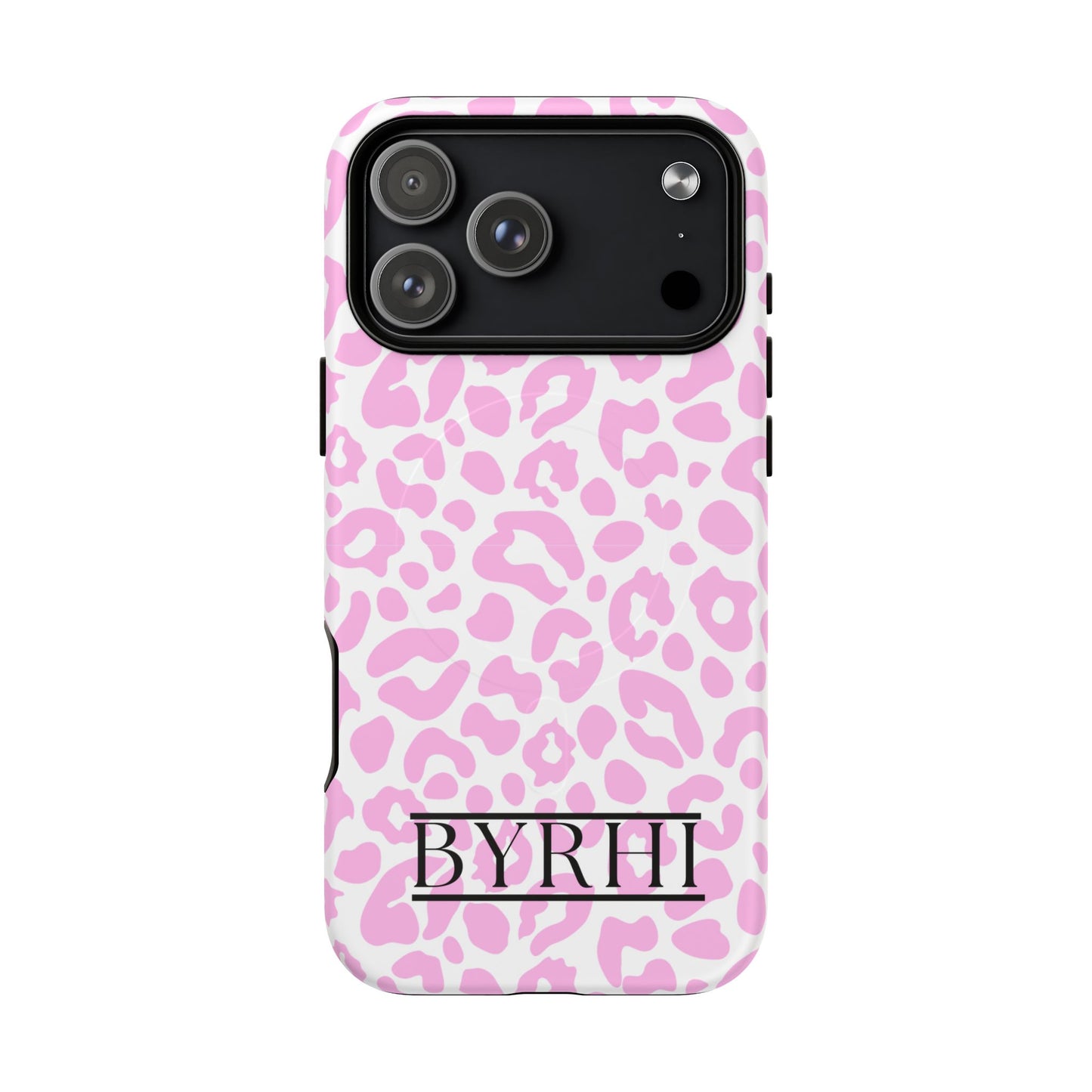 Pink Leopard Print Tough Phone Case | Stylish & Durable Protection