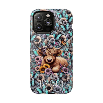 Highland Cow Tough Phone Case | Stylish & Durable Protection