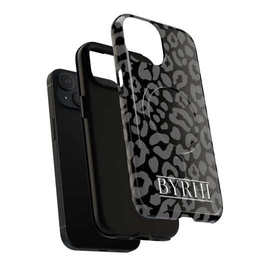 Black Leopard Tough Phone Case | Stylish & Durable Protection