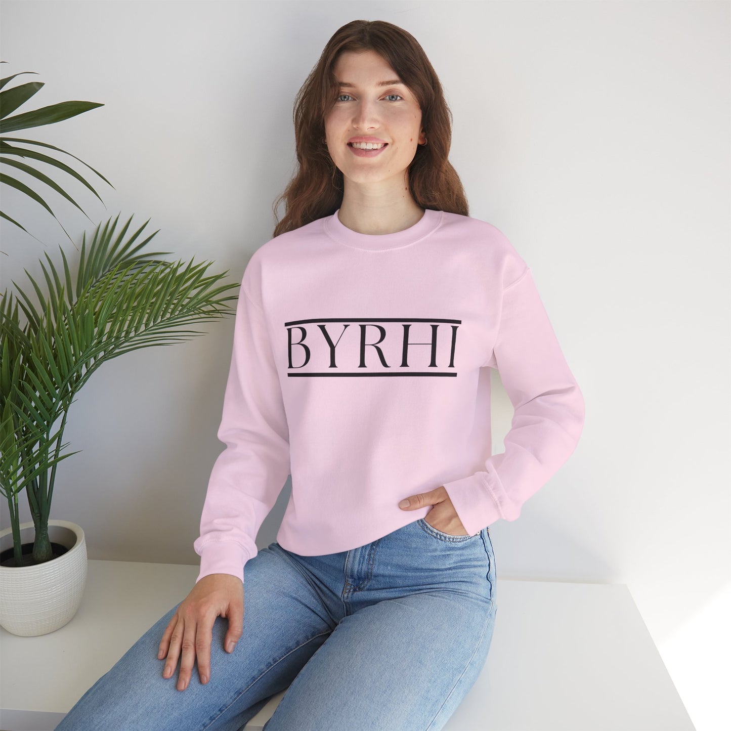 Customized Unisex Crewneck Sweatshirt with BYRHI Design