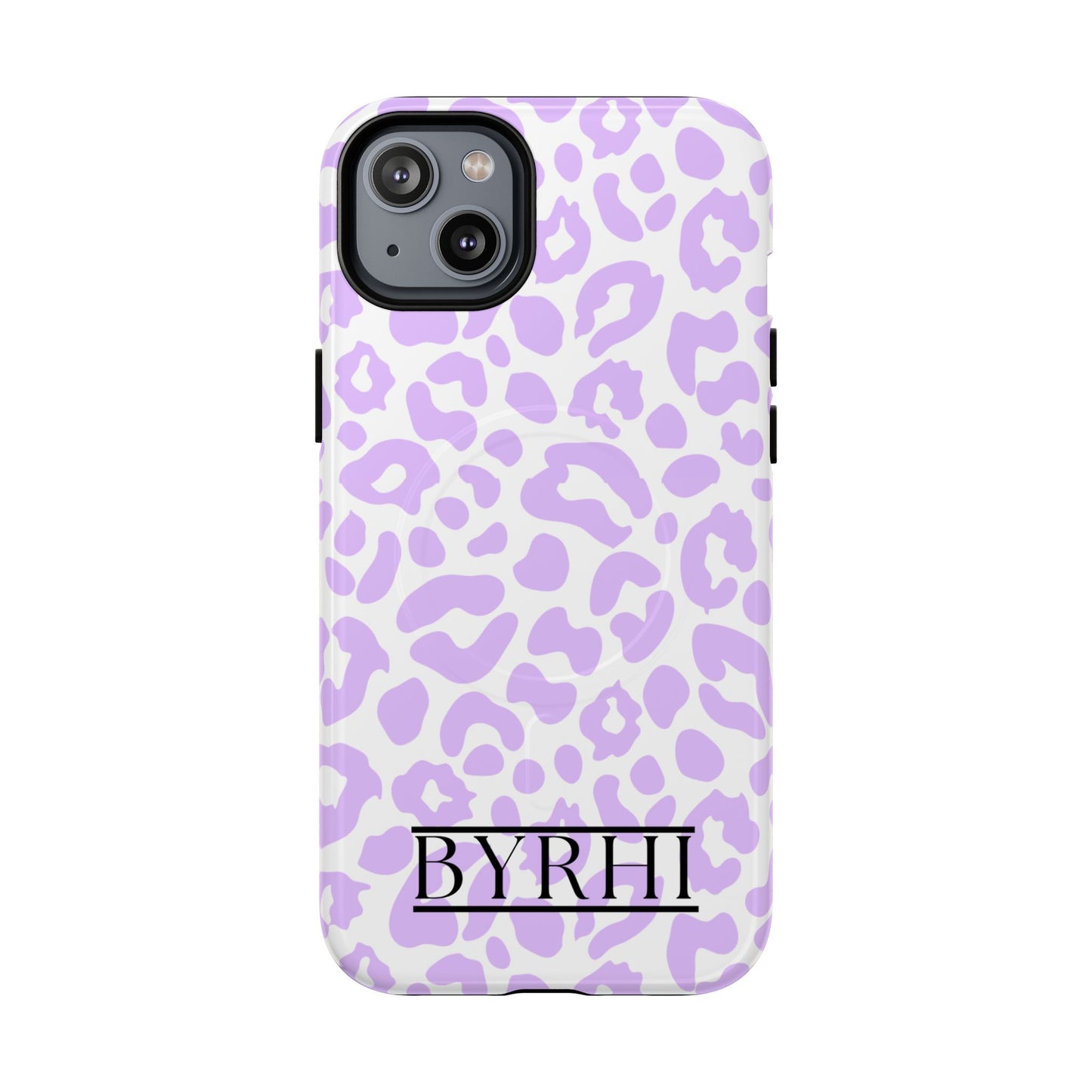 Purple Leopard Tough Phone Case | Stylish & Durable Protection