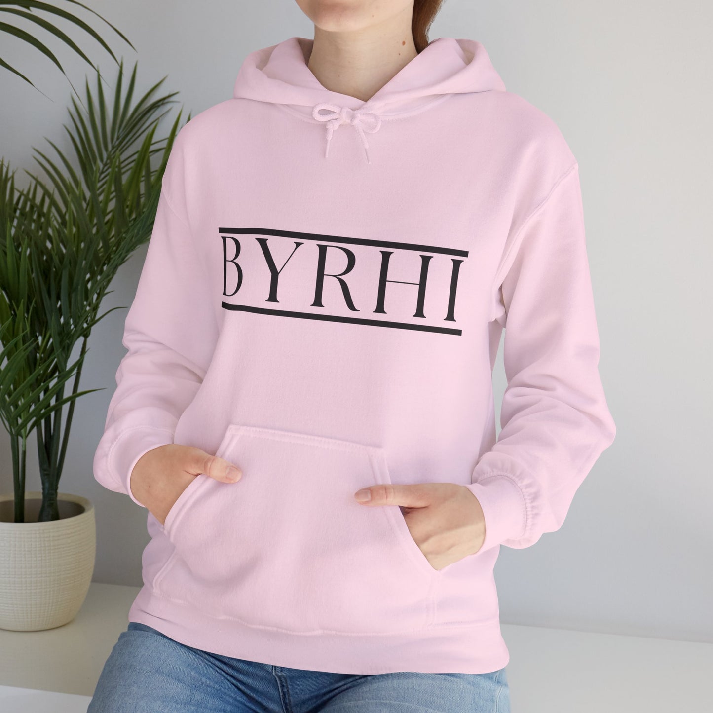 Minimalist BYRHI Unisex Heavy Blend Hooded Sweatshirt