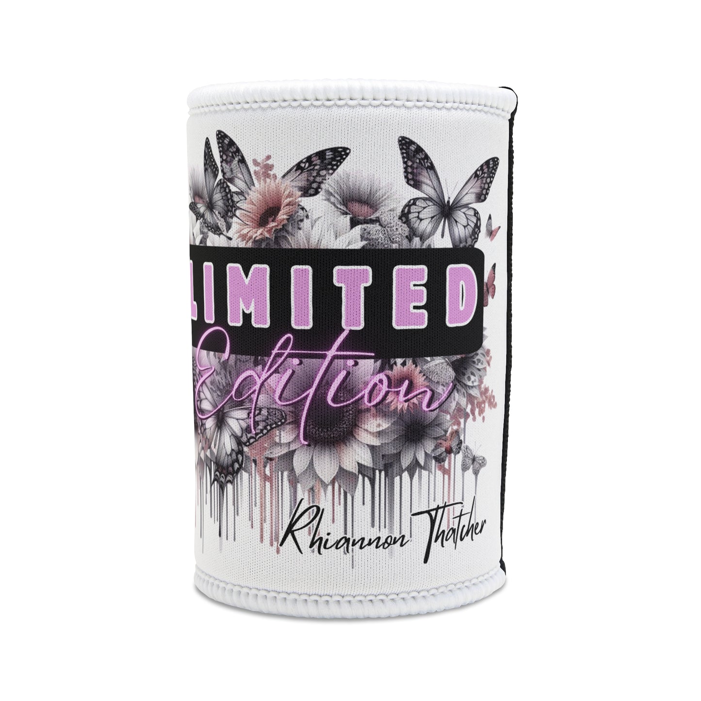 Limited Edition Stubby Cooler - Stylish Drink Insulator with Butterfly Designs