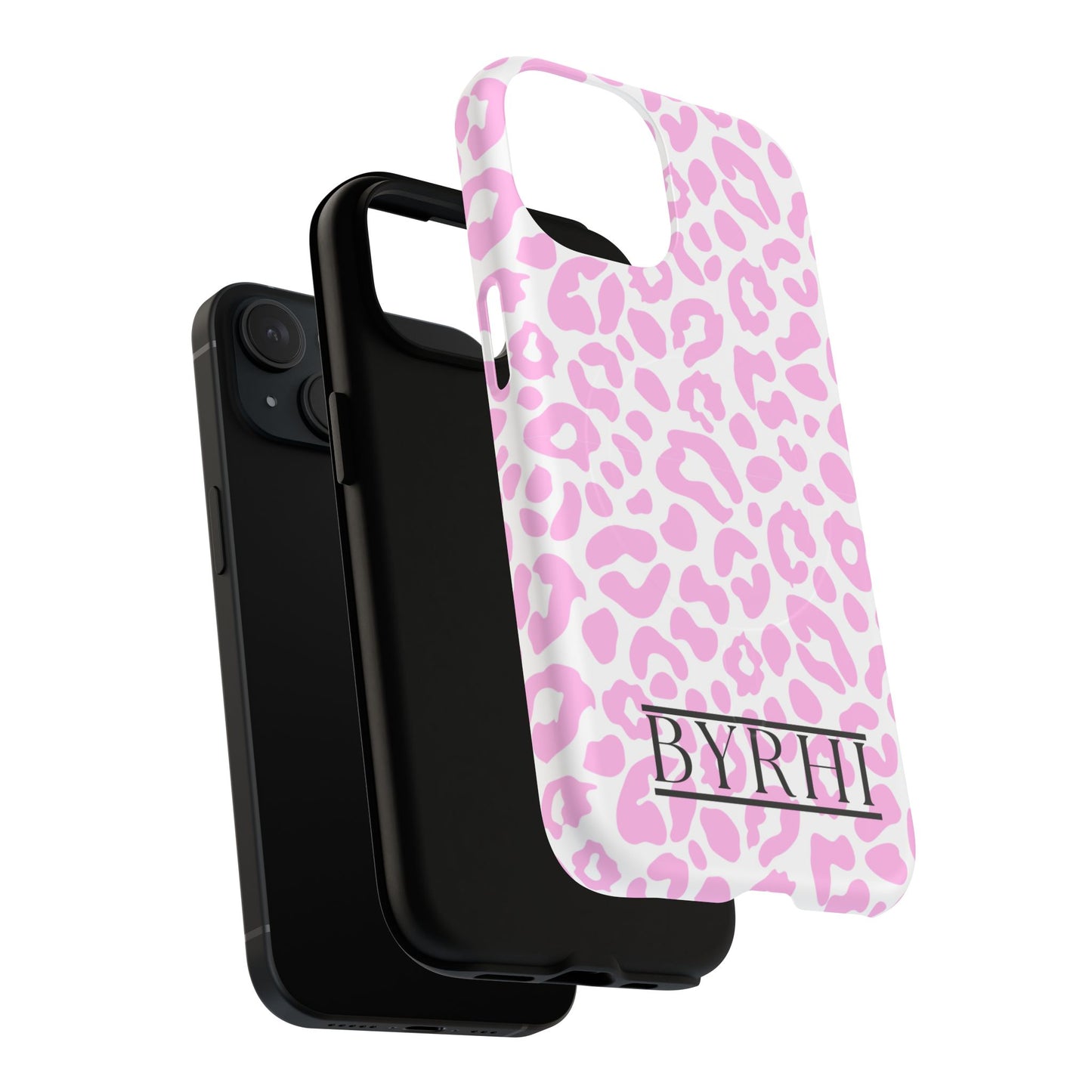 Pink Leopard Print Tough Phone Case | Stylish & Durable Protection