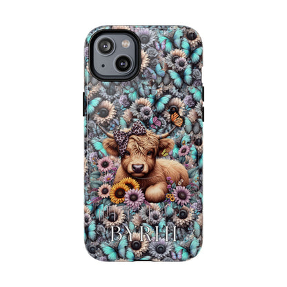 Highland Cow Tough Phone Case | Stylish & Durable Protection
