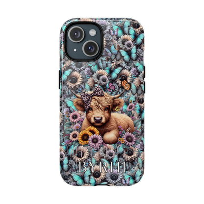 Highland Cow Tough Phone Case | Stylish & Durable Protection