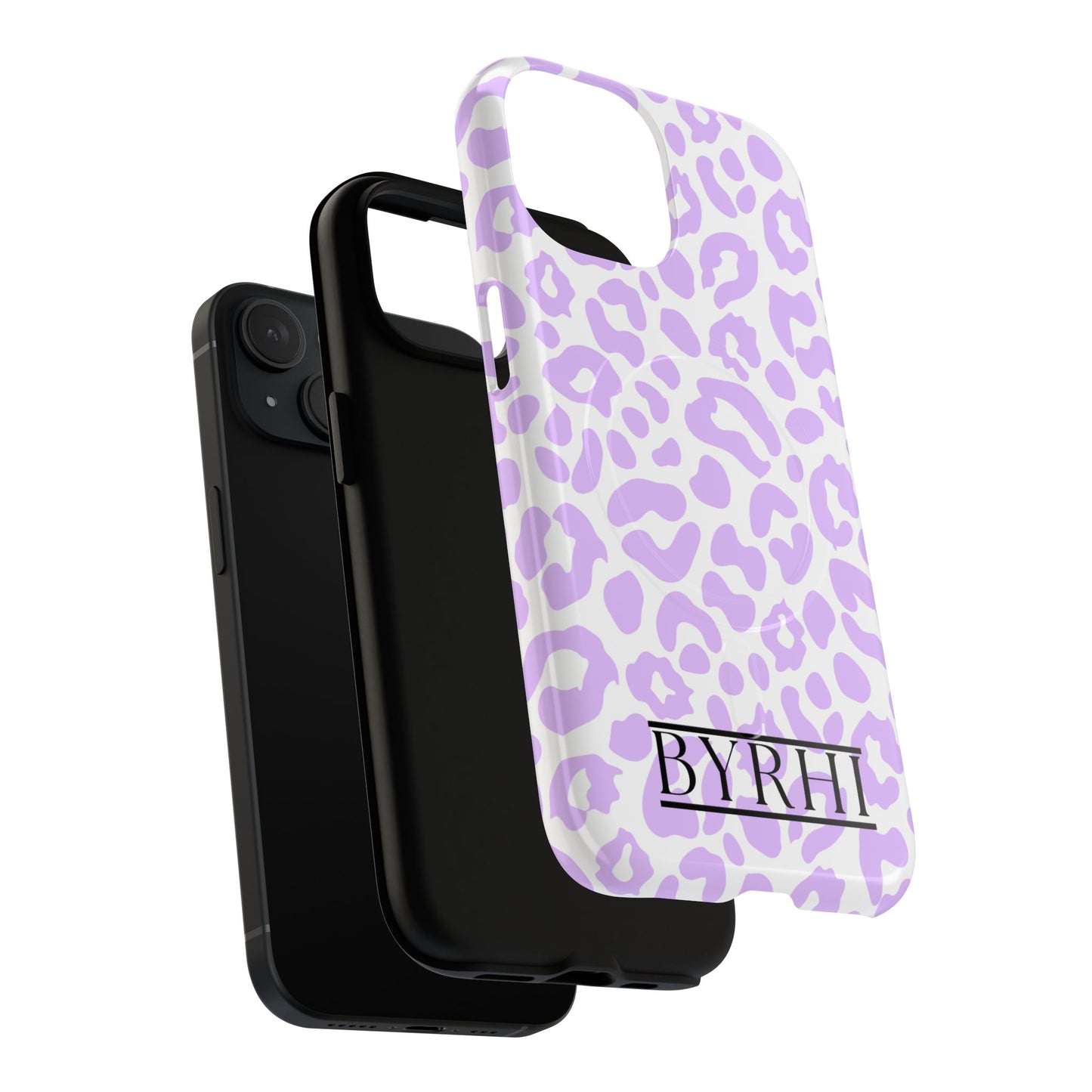 Purple Leopard Tough Phone Case | Stylish & Durable Protection