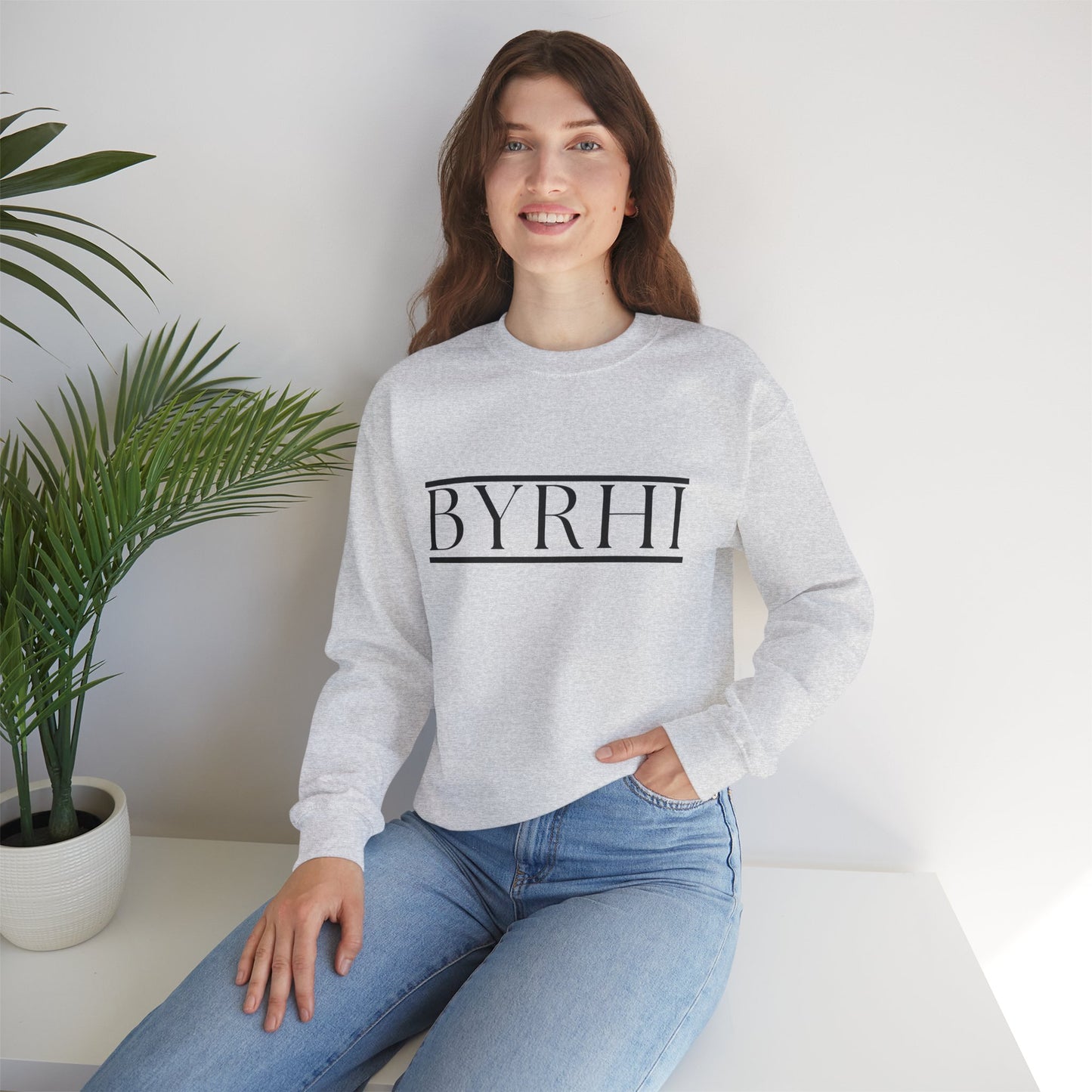 Customized Unisex Crewneck Sweatshirt with BYRHI Design