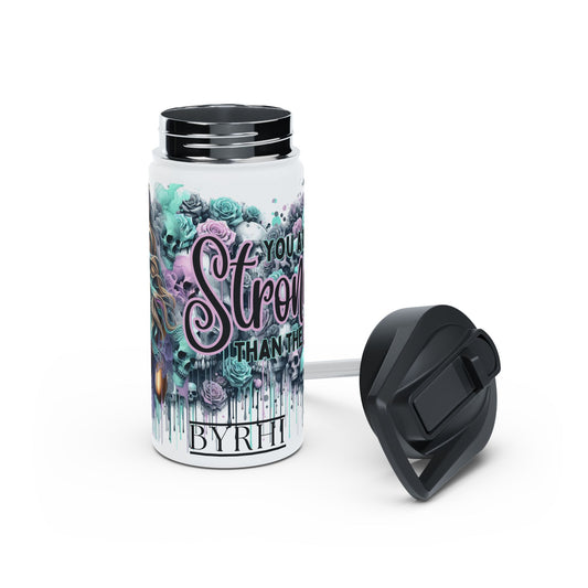 Stronger Than The Storm | Stainless Steel Water Bottle