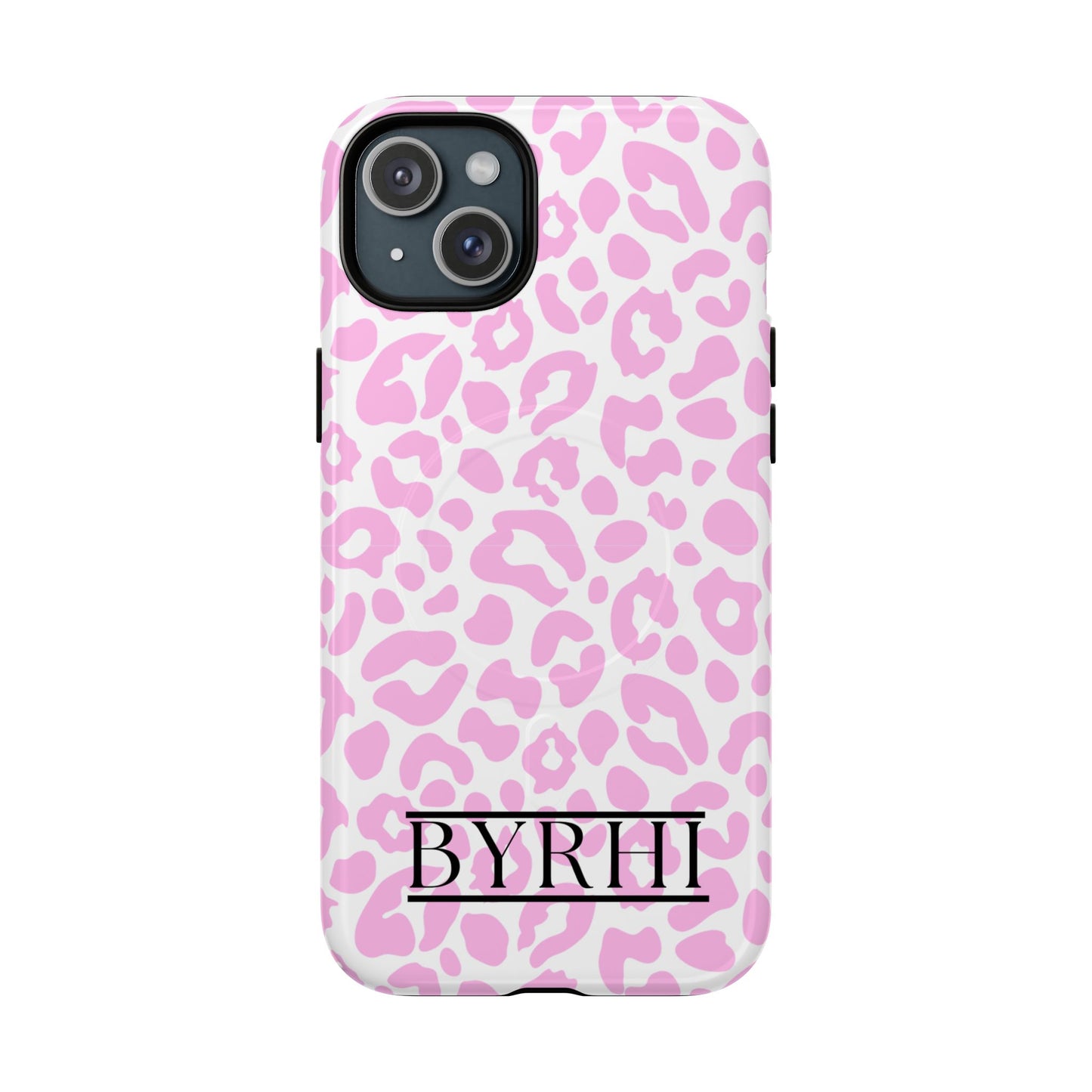 Pink Leopard Print Tough Phone Case | Stylish & Durable Protection