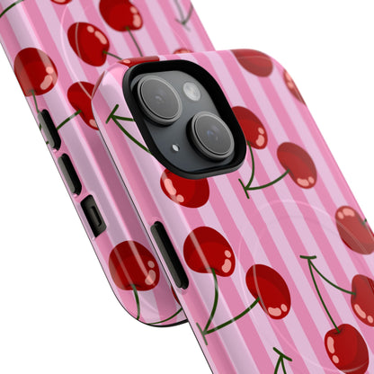 Cherry Tough Phone Case | Stylish & Durable Protection