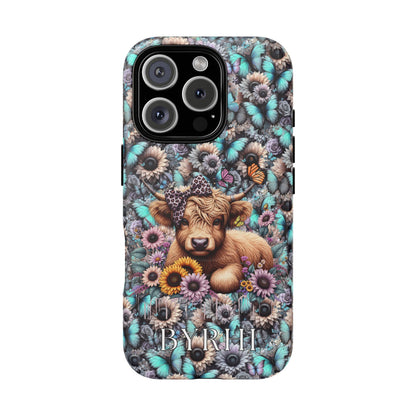Highland Cow Tough Phone Case | Stylish & Durable Protection