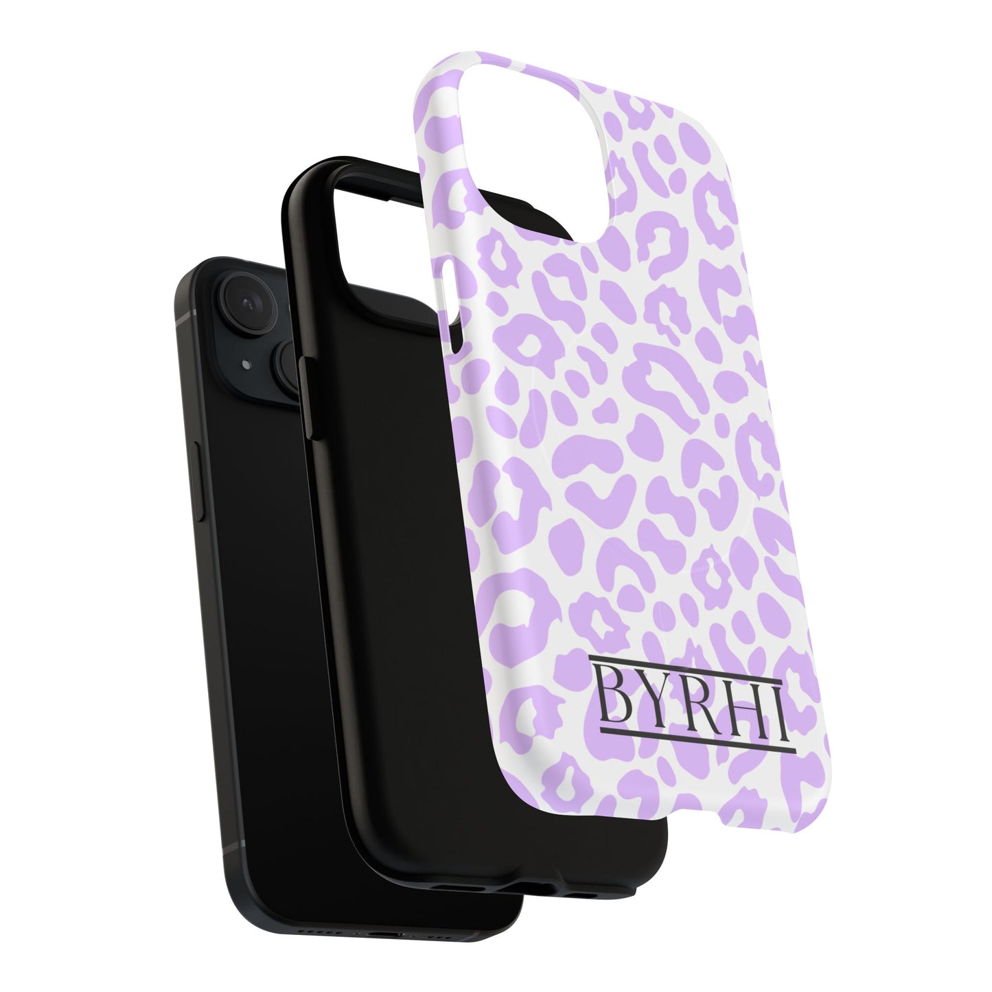 Purple Leopard Tough Phone Case | Stylish & Durable Protection