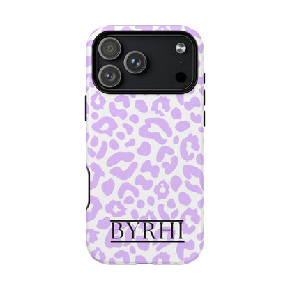 Purple Leopard Tough Phone Case | Stylish & Durable Protection
