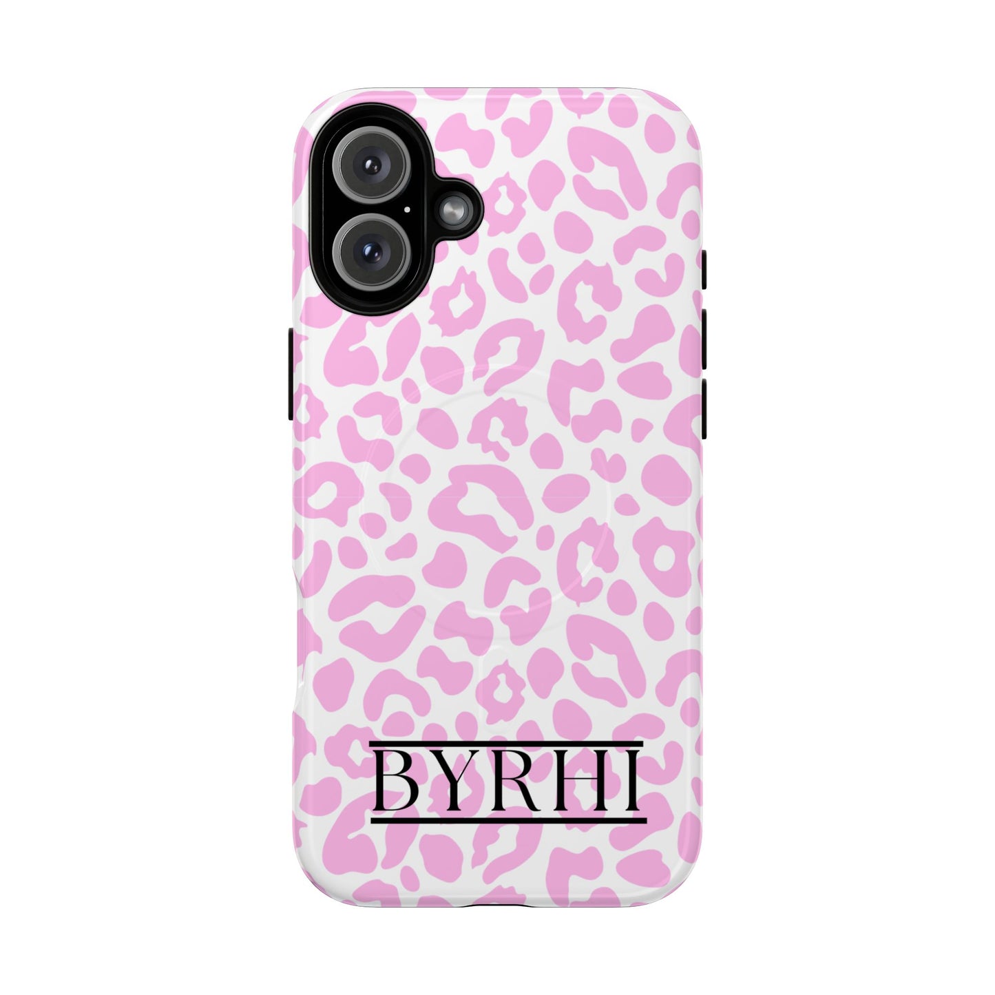 Pink Leopard Print Tough Phone Case | Stylish & Durable Protection