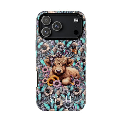 Highland Cow Tough Phone Case | Stylish & Durable Protection