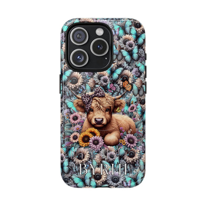 Highland Cow Tough Phone Case | Stylish & Durable Protection