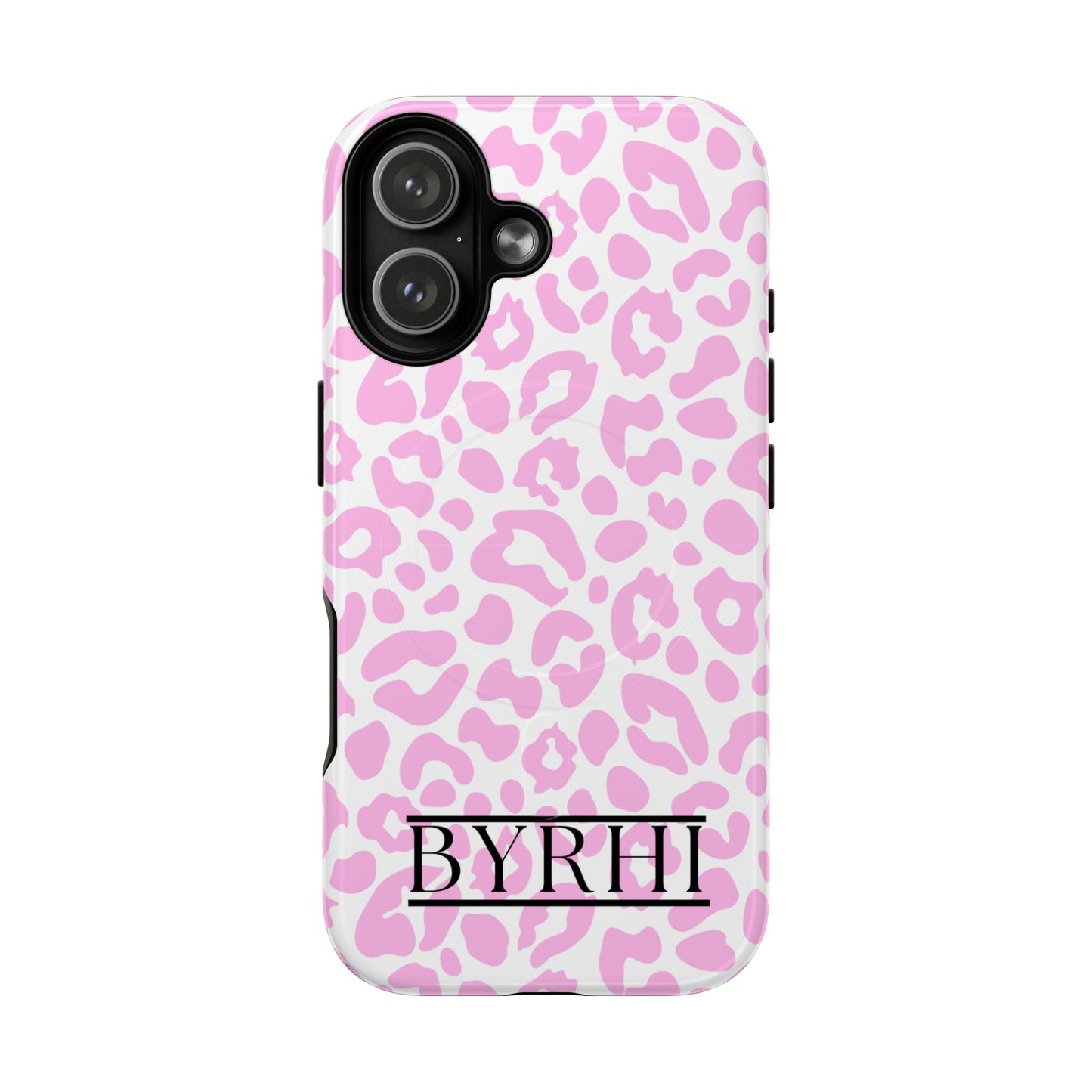 Pink Leopard Print Tough Phone Case | Stylish & Durable Protection