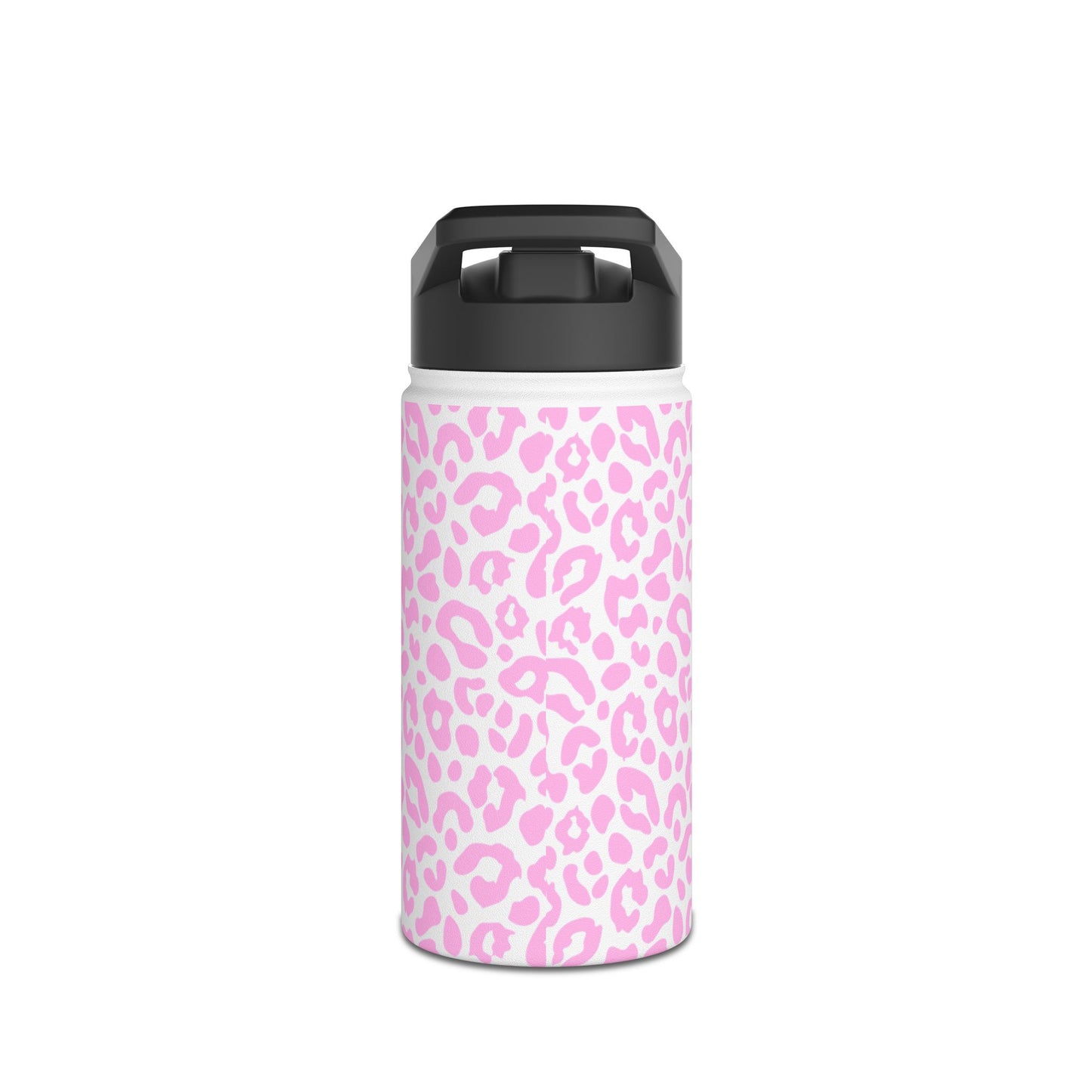 Pink Leopard Print | Stainless Steel Water Bottle