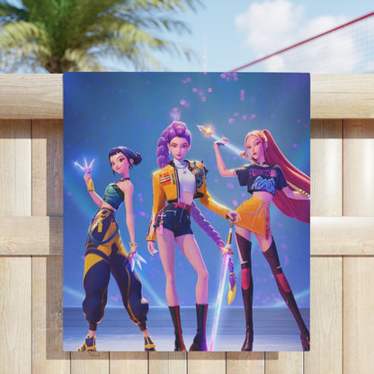 K Pop Beach Towel