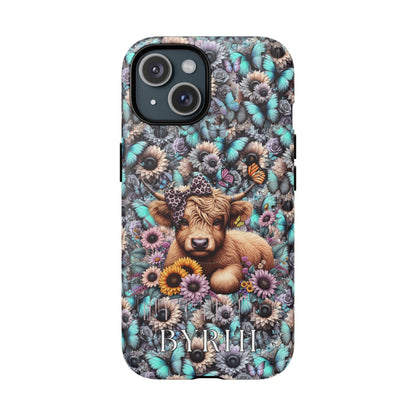Highland Cow Tough Phone Case | Stylish & Durable Protection