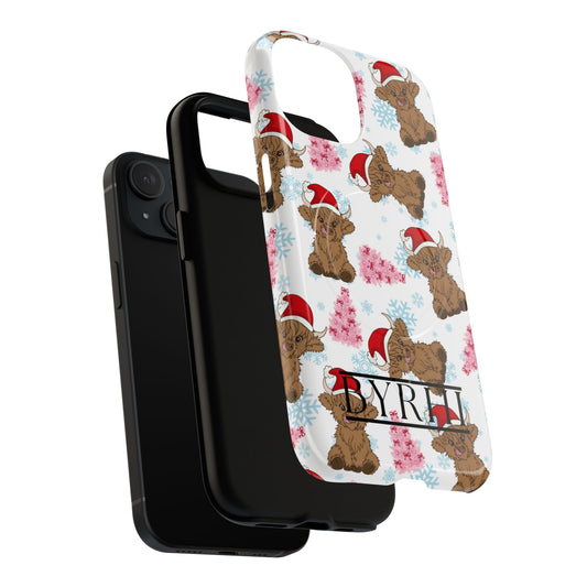 Christmas Cow Tough Phone Case | Stylish & Durable Protection
