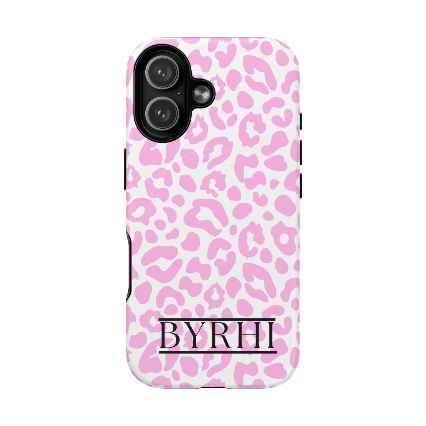 Pink Leopard Print Tough Phone Case | Stylish & Durable Protection