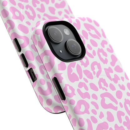 Pink Leopard Print Tough Phone Case | Stylish & Durable Protection