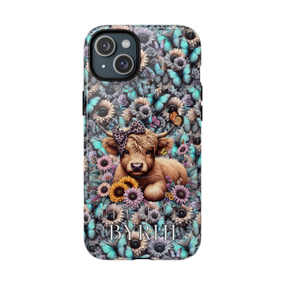Highland Cow Tough Phone Case | Stylish & Durable Protection