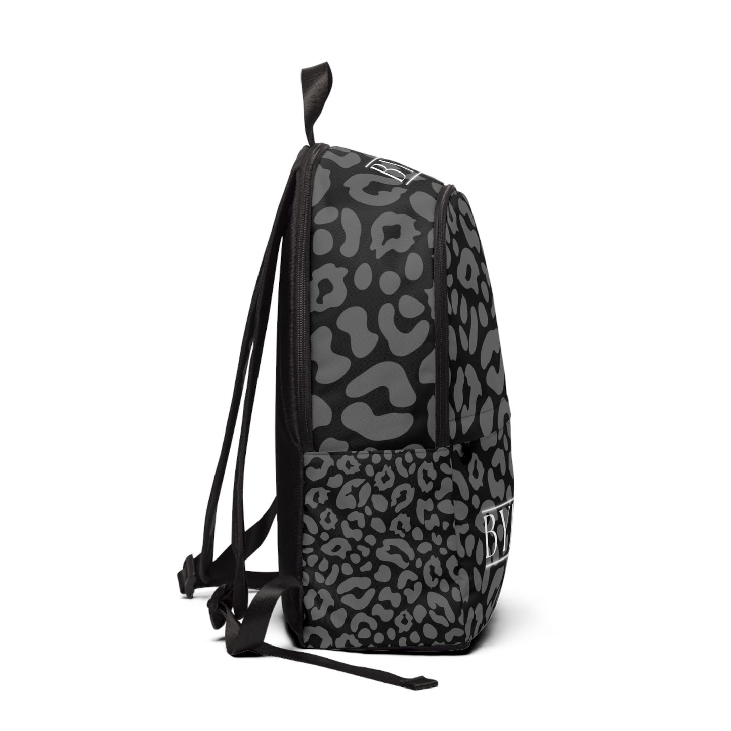 Grey Leopard Print Backpack - Stylish Travel Bag