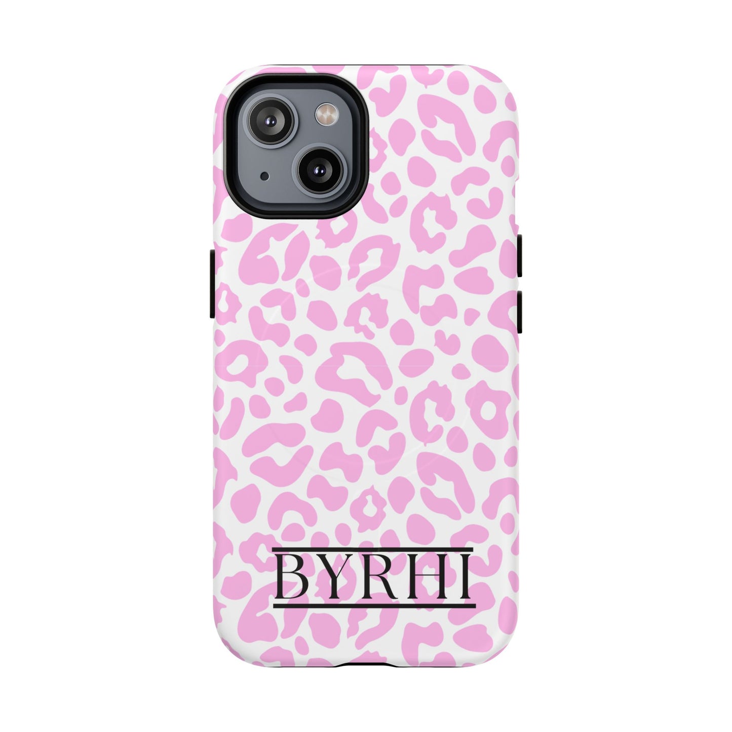 Pink Leopard Print Tough Phone Case | Stylish & Durable Protection