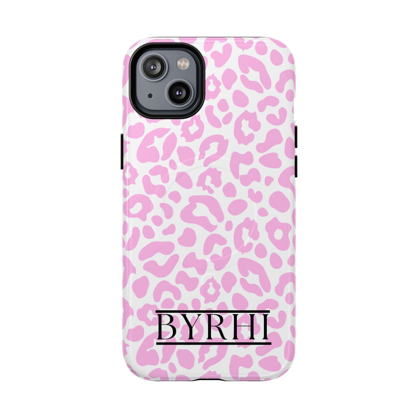 Pink Leopard Print Tough Phone Case | Stylish & Durable Protection