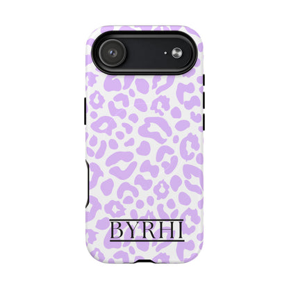 Purple Leopard Tough Phone Case | Stylish & Durable Protection