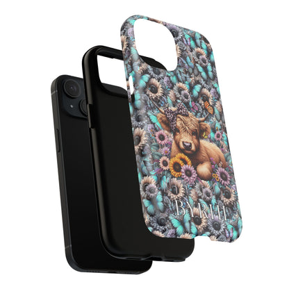 Highland Cow Tough Phone Case | Stylish & Durable Protection