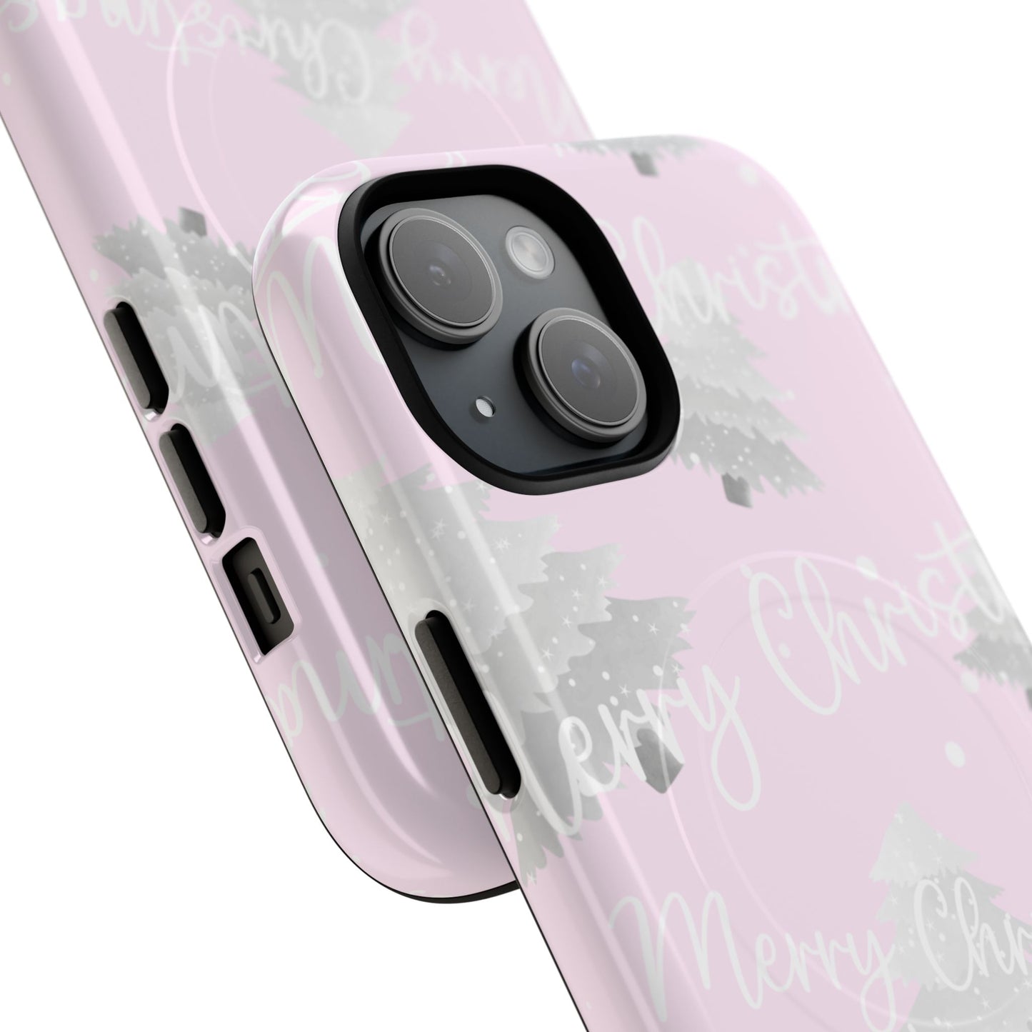Merry Christmas Pink Tough Phone Case | Stylish & Durable Protection