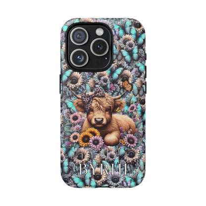 Highland Cow Tough Phone Case | Stylish & Durable Protection