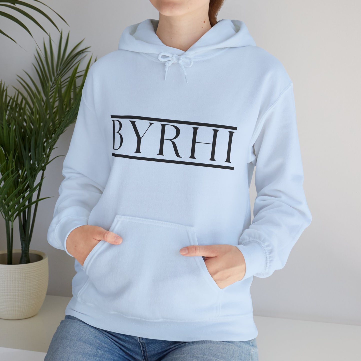 Minimalist BYRHI Unisex Heavy Blend Hooded Sweatshirt